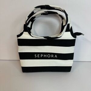 Sephora Favorites What's In My Bag 2025 Just The Bag Stripe Tote Mini Small